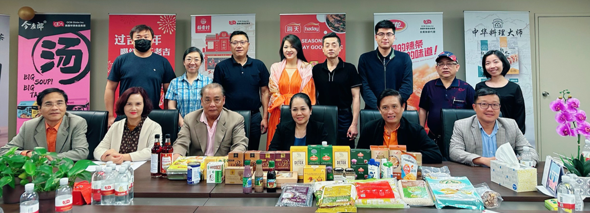 The trade promotion delegation meets with OCM Globe Inc. in the U.S — Đoàn làm việc với Tập đoàn phân phối thực phẩm OCM Hoa Kỳ